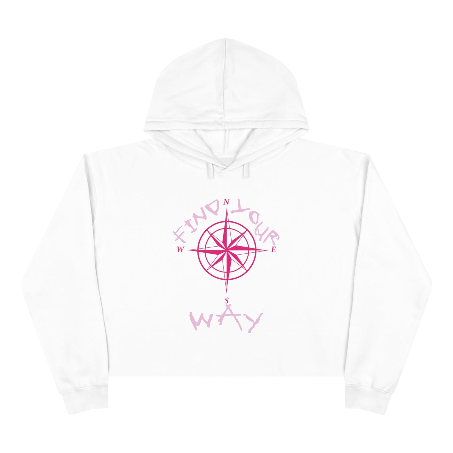 IR Find Your Way Crop Hoodie (POD) - Imperfect Reflectionz