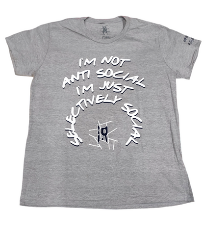 I'm Not Anti Social Premium Tshirt