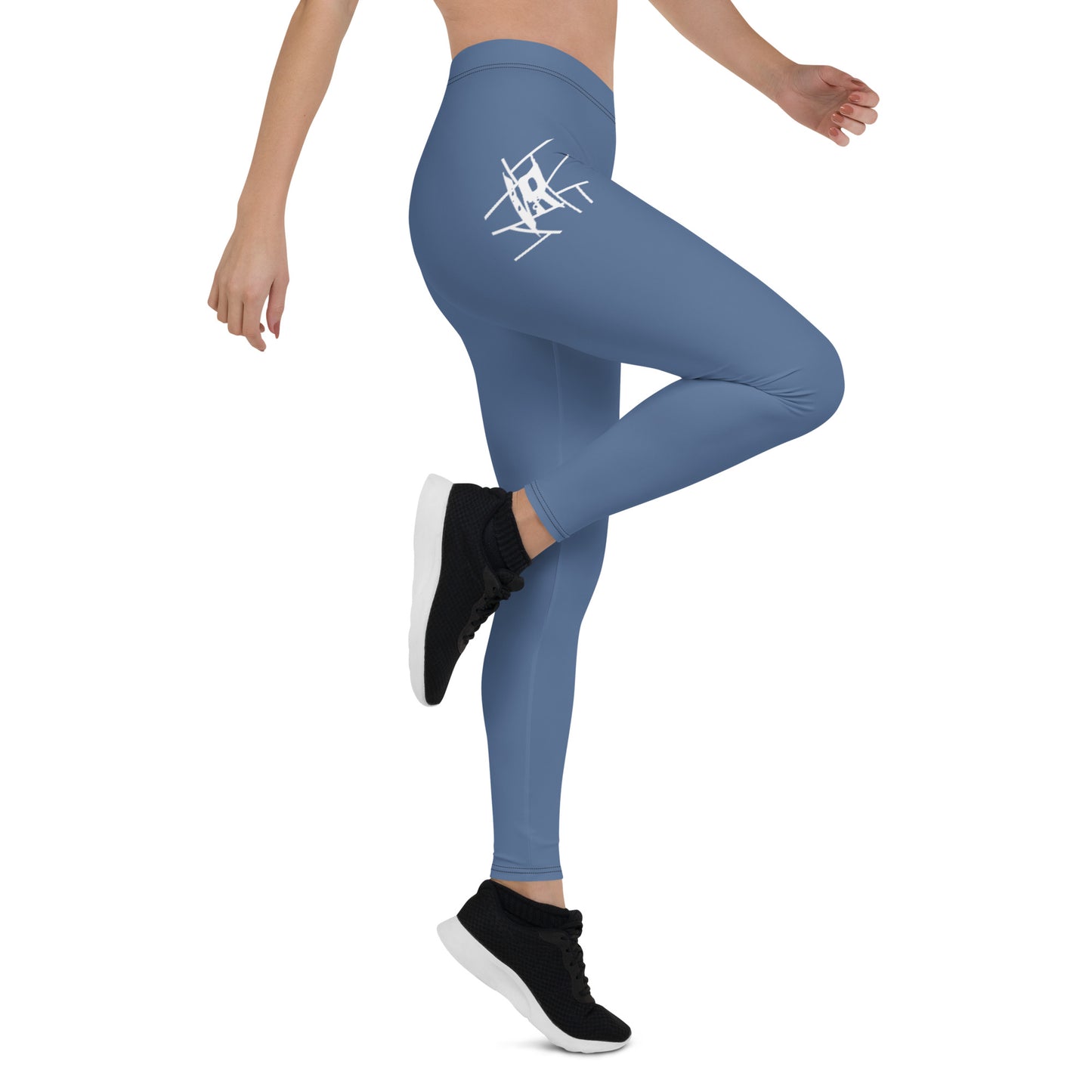 IR Low Waist Leggings- Blue Kashmir