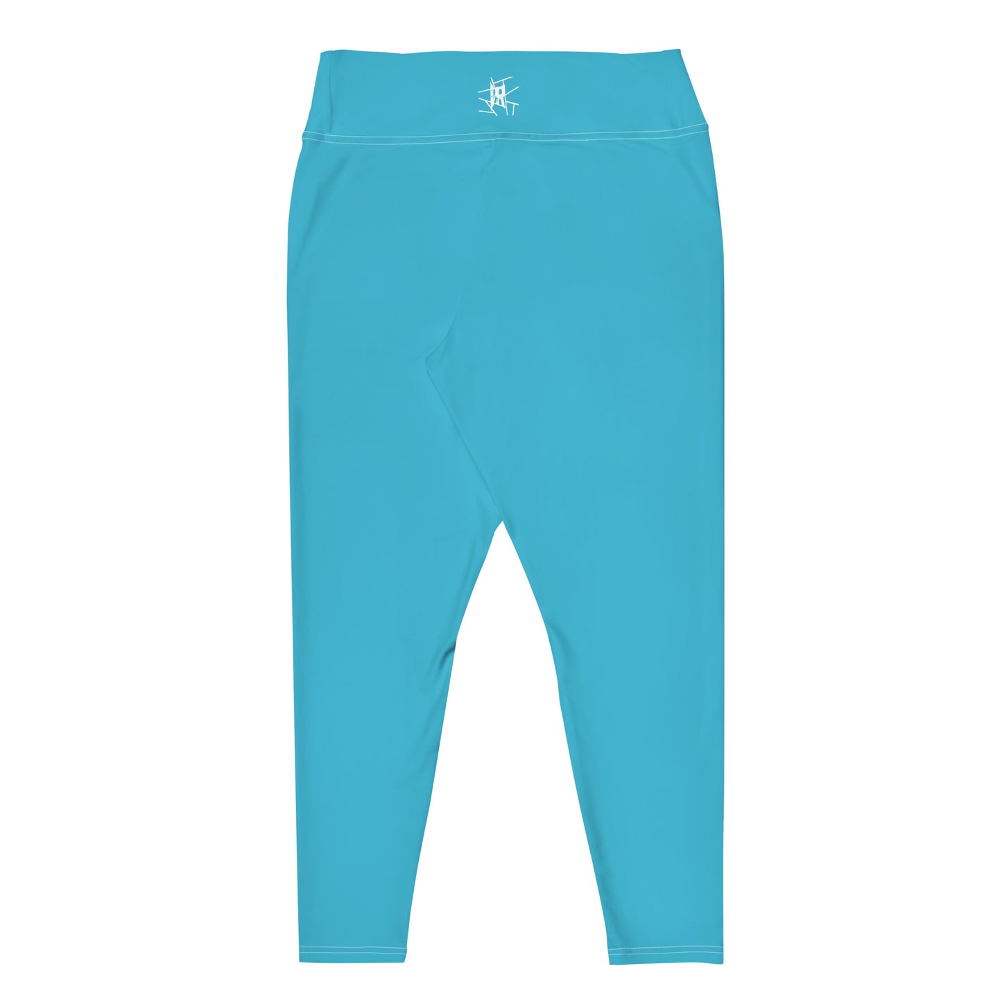 IR Plus Size Leggings Summer Sky Blue with waist logo