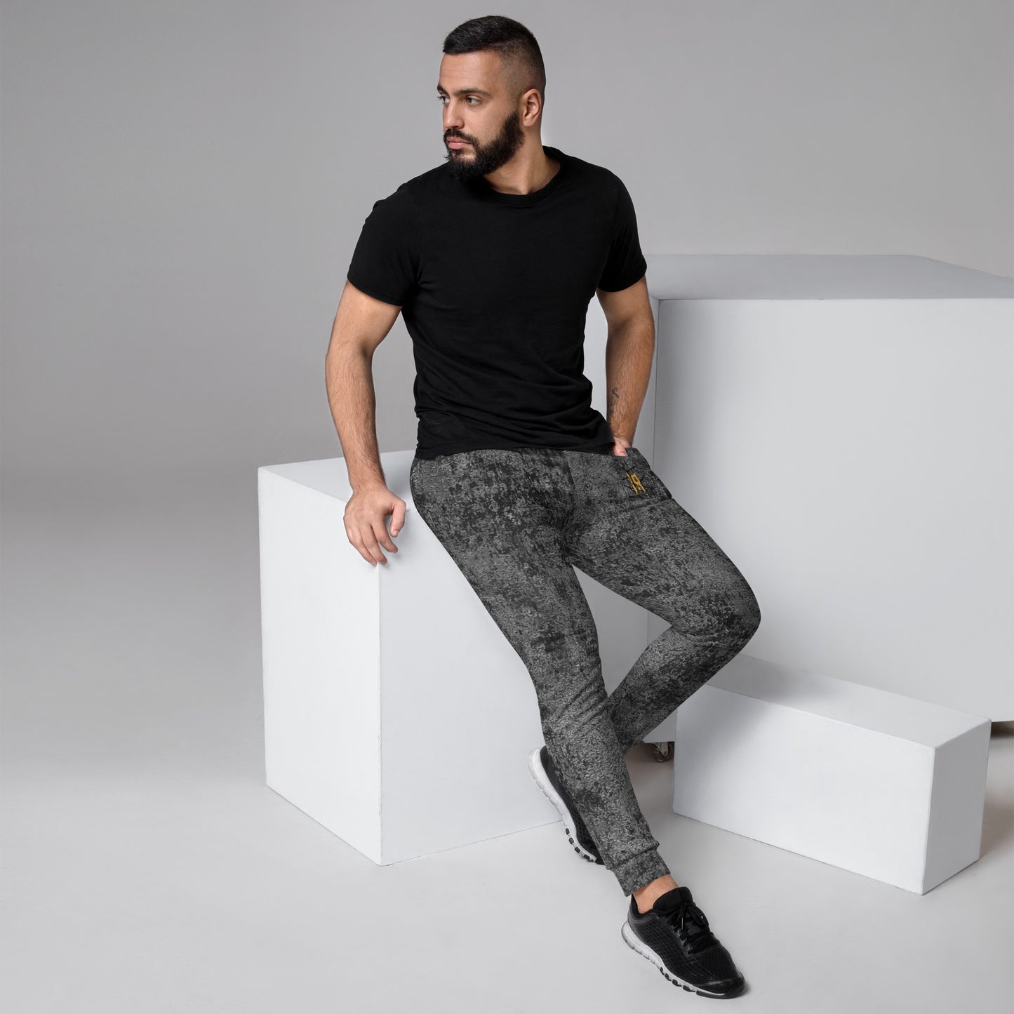 IR Men's Joggers- Gray Distressed(POD) - Imperfect Reflectionz