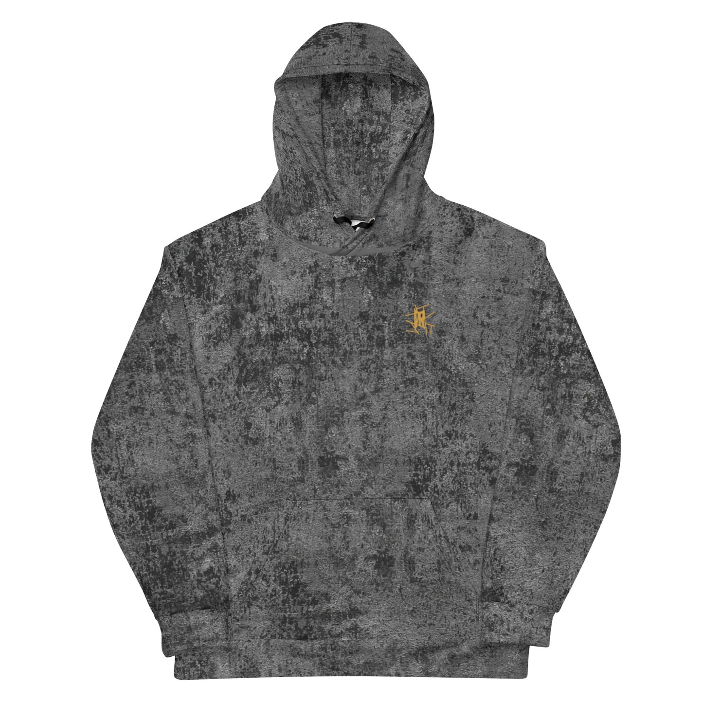 Sudadera con capucha unisex IR: gris desgastado (POD)