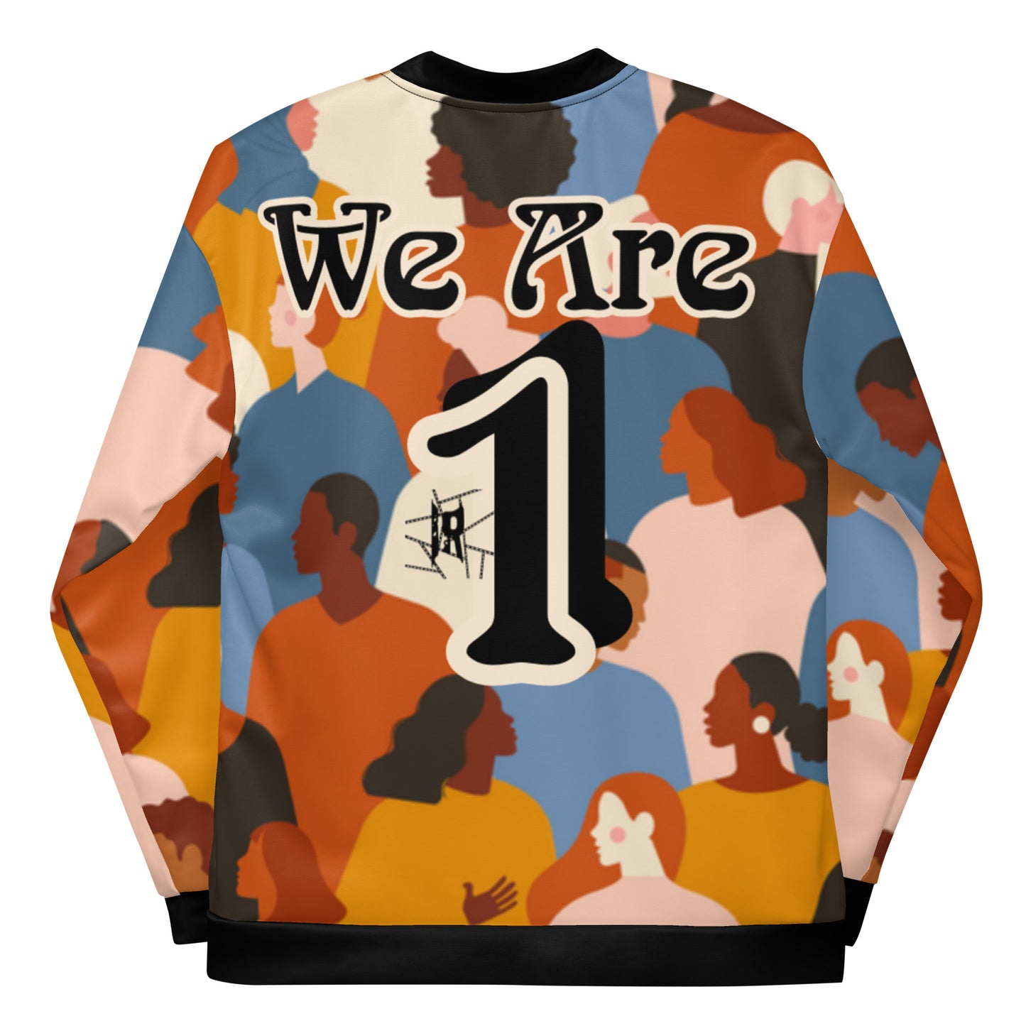 IR Unisex Bomber Jacket- United / We Are One (POD) - Imperfect Reflectionz