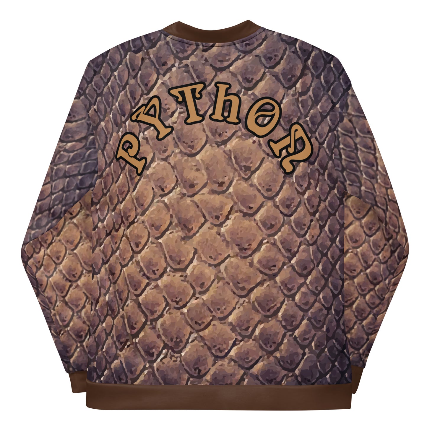 IR Unisex Bomber Jacket- PYTHON (POD) - Imperfect Reflectionz