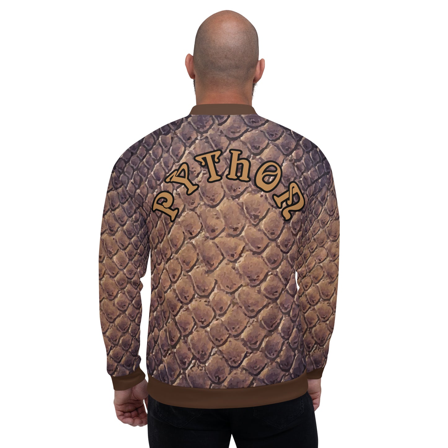 IR Unisex Bomber Jacket- PYTHON (POD) - Imperfect Reflectionz