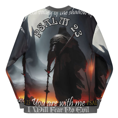 IR Unisex Bomber Jacket- Walk With Me Psalm 23 (POD) - Imperfect Reflectionz