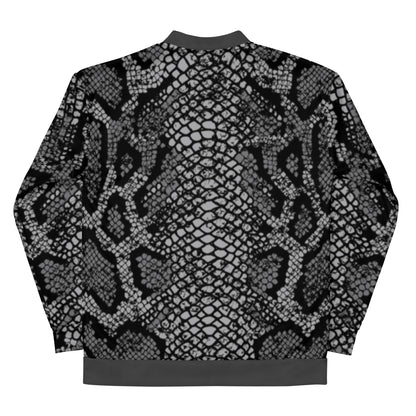 IR Unisex Bomber Jacket SnakeSkin Print (POD) - Imperfect Reflectionz