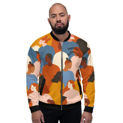 IR Unisex Bomber Jacket- United / We Are One (POD) - Imperfect Reflectionz