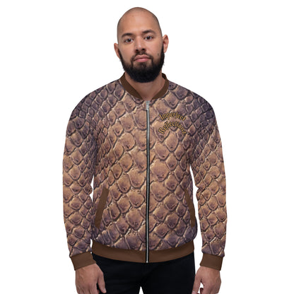 IR Unisex Bomber Jacket- PYTHON (POD) - Imperfect Reflectionz