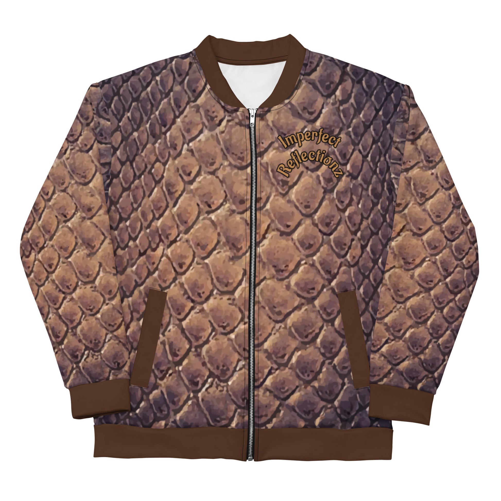 IR Unisex Bomber Jacket- PYTHON (POD) - Imperfect Reflectionz