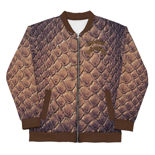 IR Unisex Bomber Jacket- PYTHON (POD) - Imperfect Reflectionz