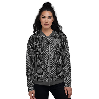 IR Unisex Bomber Jacket SnakeSkin Print (POD) - Imperfect Reflectionz