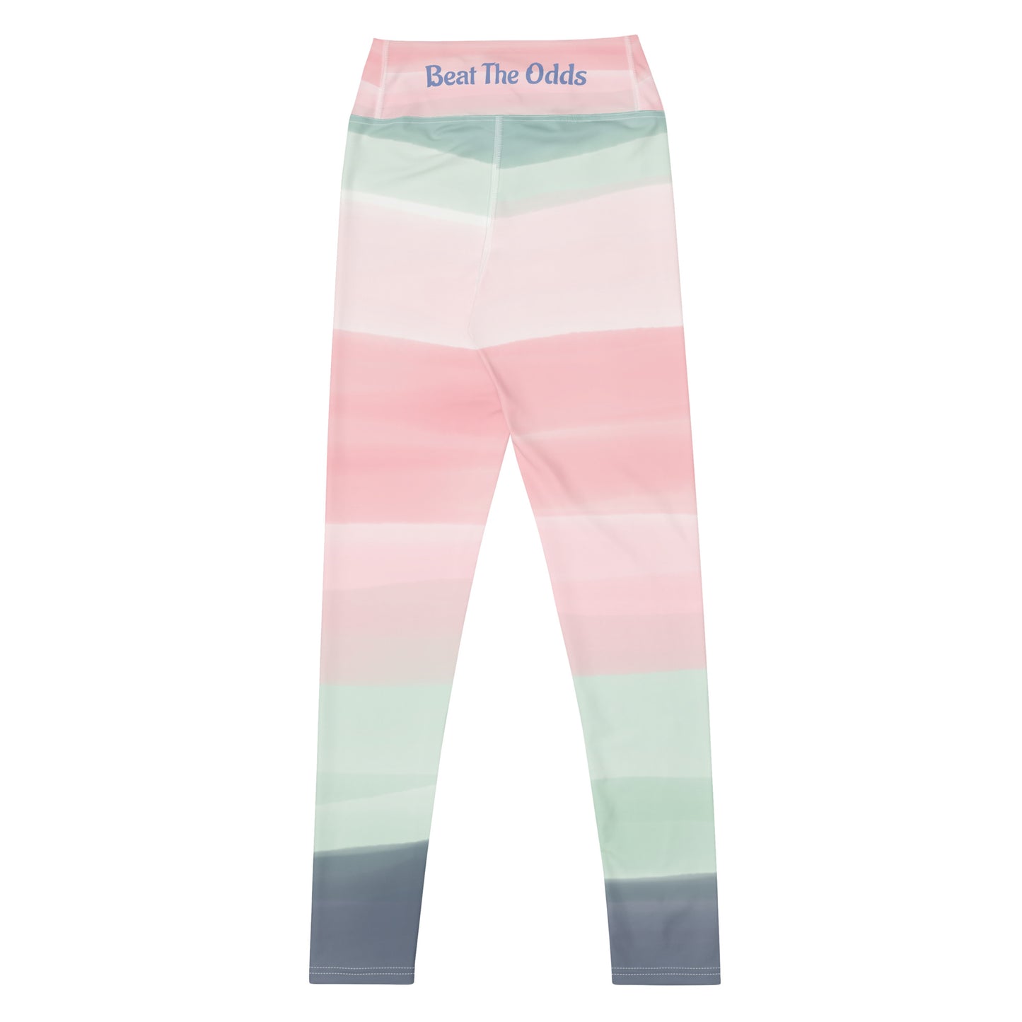 Leggings IR aquarela de cintura média com logotipo pequeno / I Matter - Beat the odds (POD)