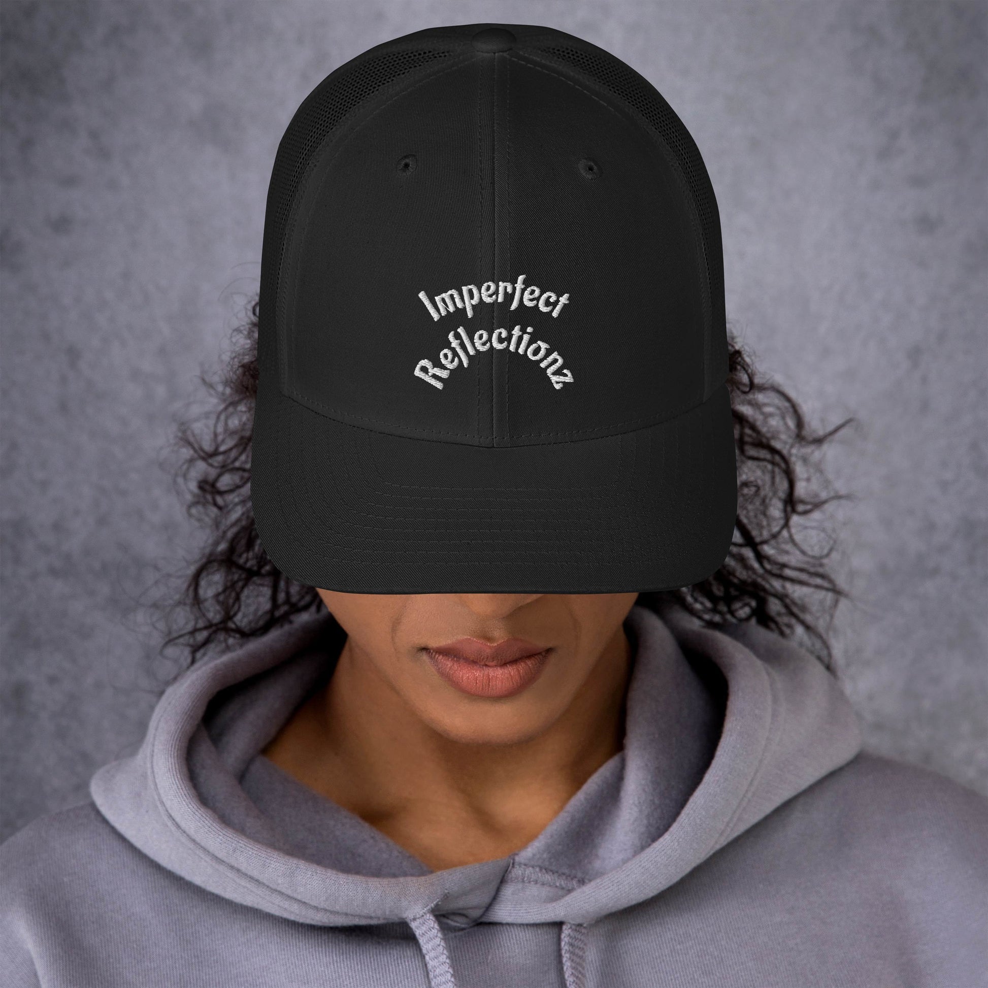 Imperfect Reflectionz Retro Trucker Cap (POD) - Imperfect Reflectionz