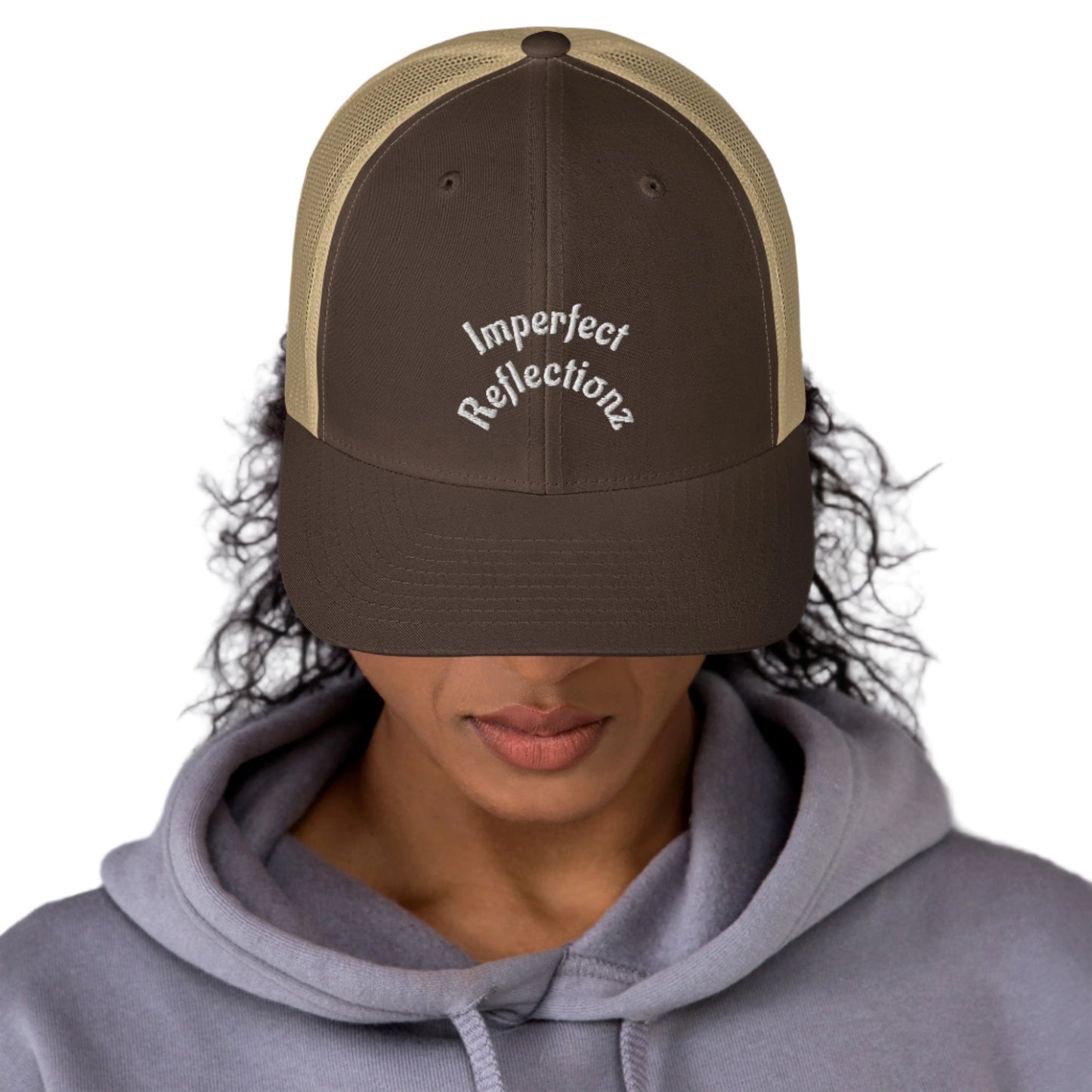 Imperfect Reflectionz Retro Trucker Cap (POD) - Imperfect Reflectionz