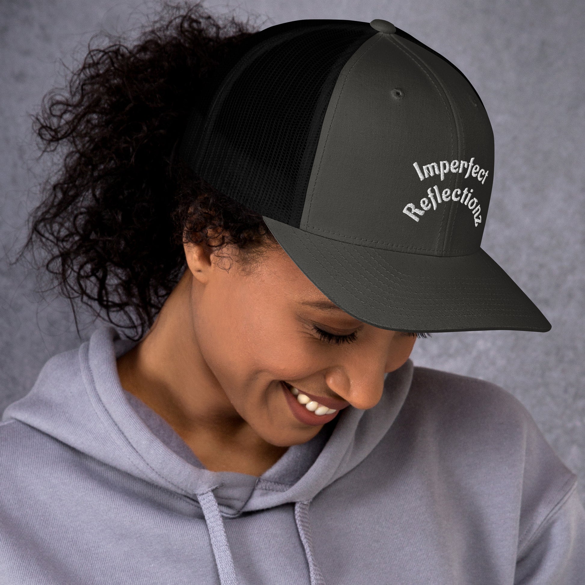 Imperfect Reflectionz Retro Trucker Cap (POD) - Imperfect Reflectionz