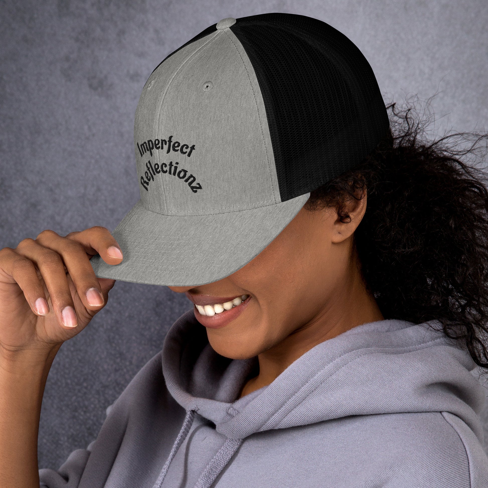 Imperfect Reflectionz Retro Trucker Cap (POD) - Imperfect Reflectionz