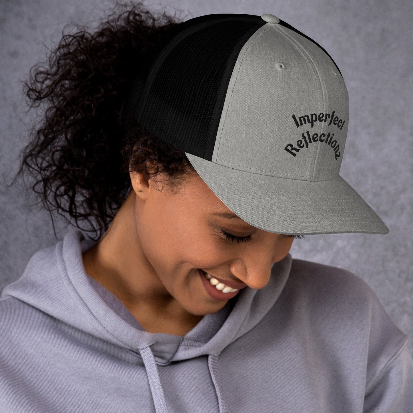 Imperfect Reflectionz Retro Trucker Cap (POD) - Imperfect Reflectionz