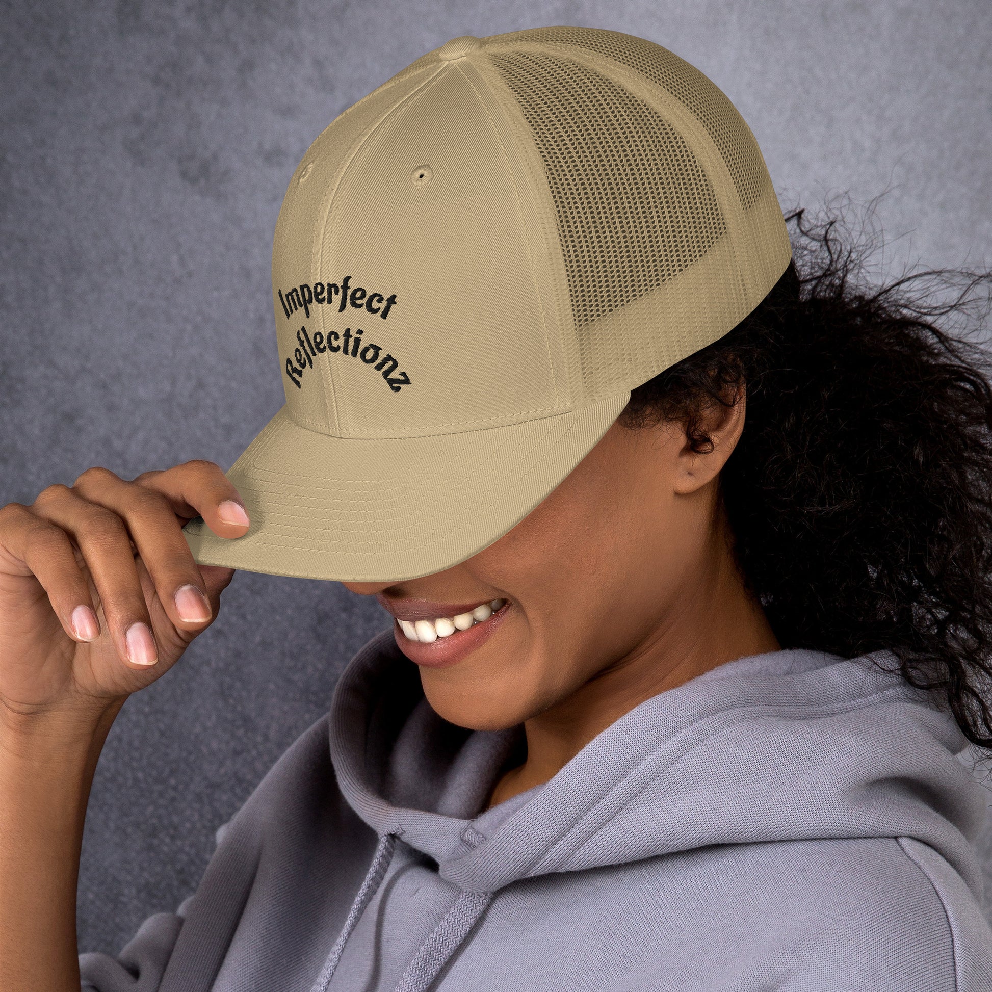 Imperfect Reflectionz Retro Trucker Cap (POD) - Imperfect Reflectionz