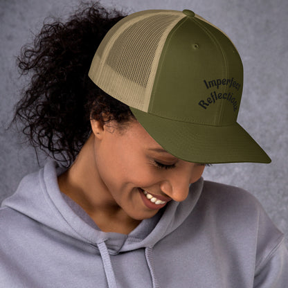 Imperfect Reflectionz Retro Trucker Cap (POD) - Imperfect Reflectionz