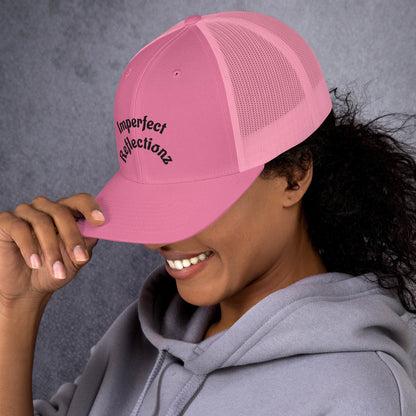 Imperfect Reflectionz Retro Trucker Cap (POD) - Imperfect Reflectionz