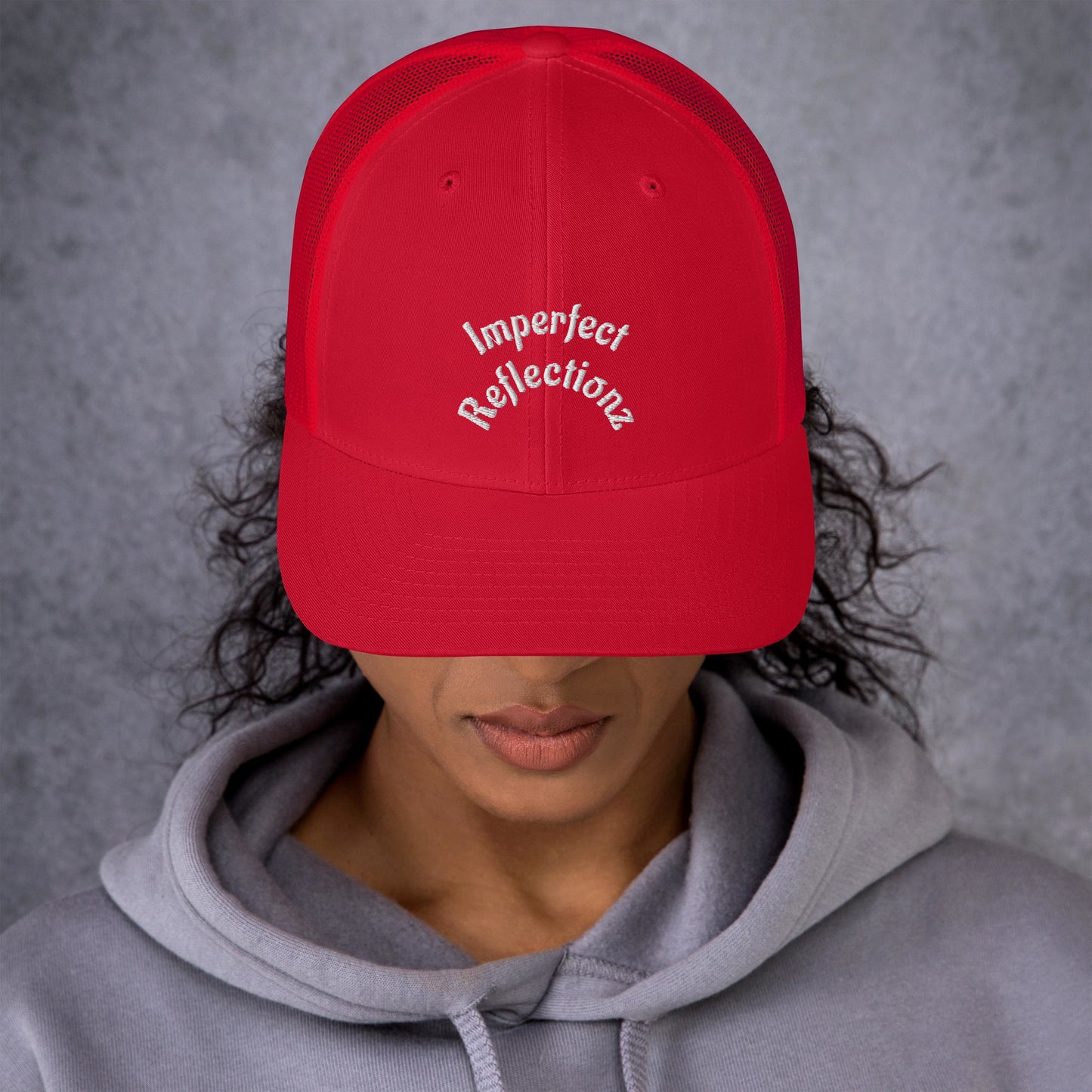 Imperfect Reflectionz Retro Trucker Cap (POD) - Imperfect Reflectionz