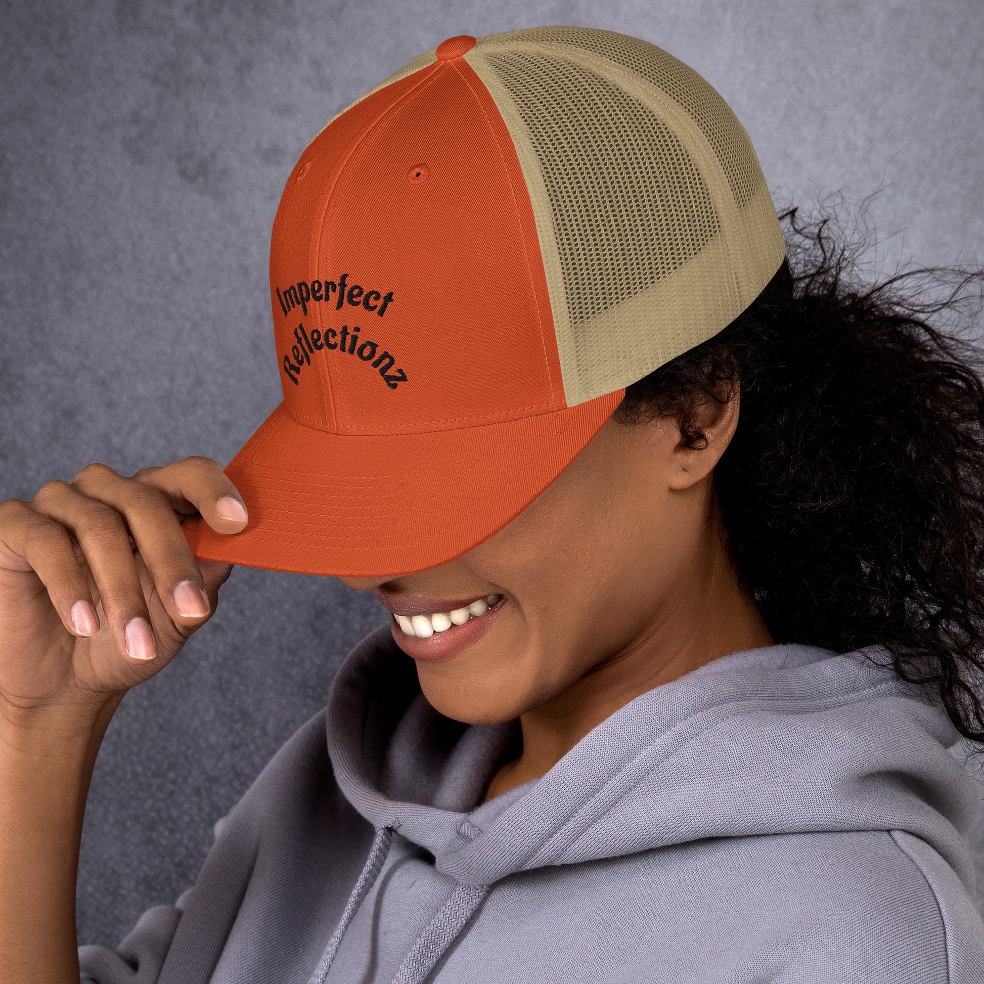 Imperfect Reflectionz Retro Trucker Cap (POD) - Imperfect Reflectionz