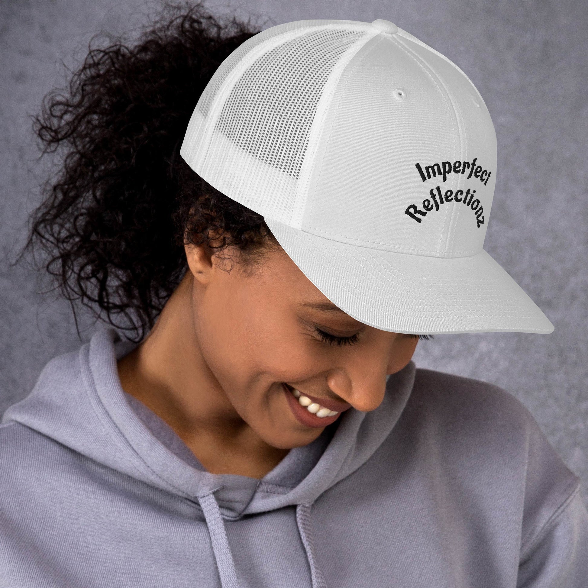 Imperfect Reflectionz Retro Trucker Cap (POD) - Imperfect Reflectionz