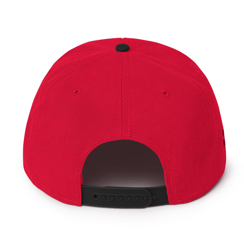 IR Snapback Hat Red/Black (POD) - Imperfect Reflectionz