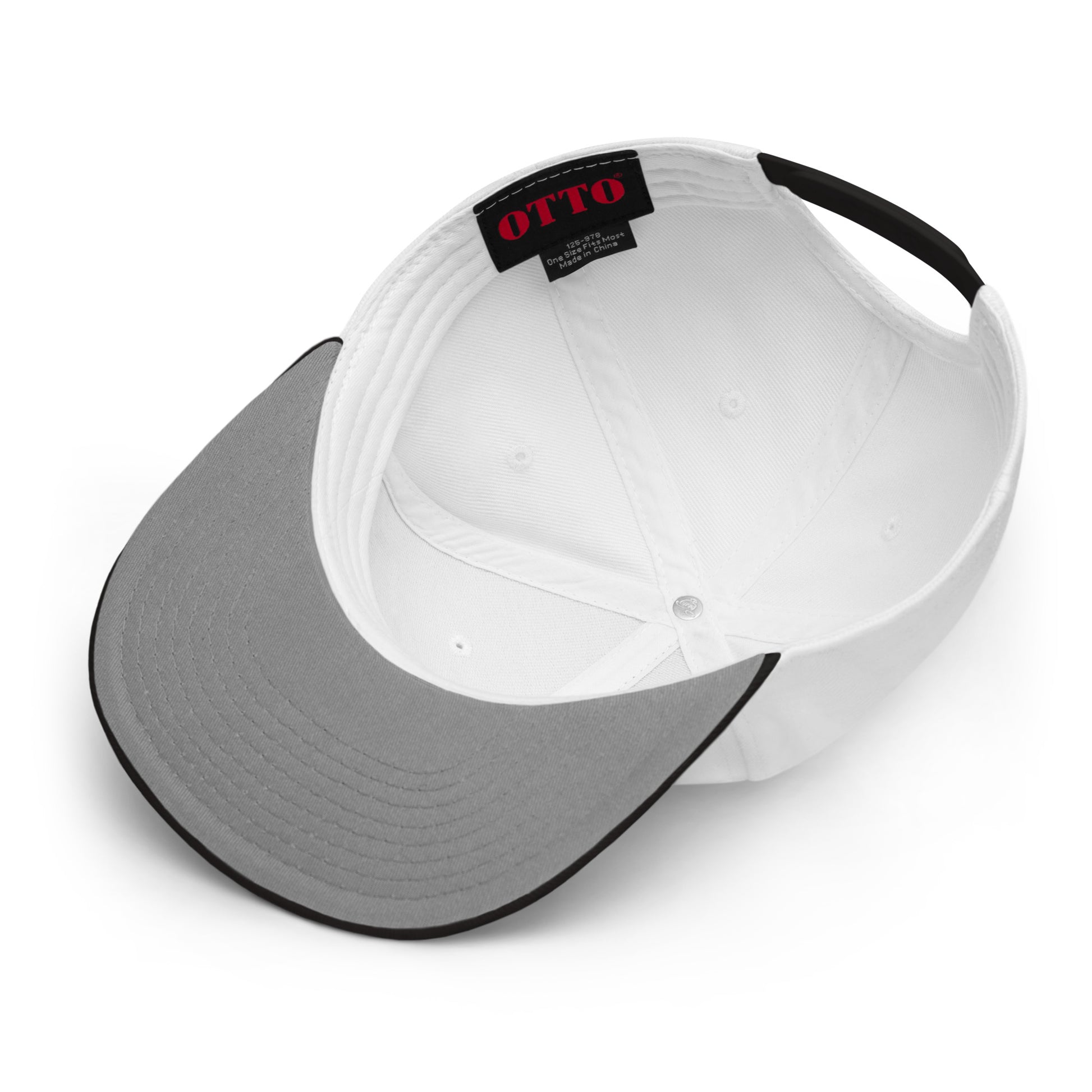 IR Snapback Hat White/Black (POD) - Imperfect Reflectionz