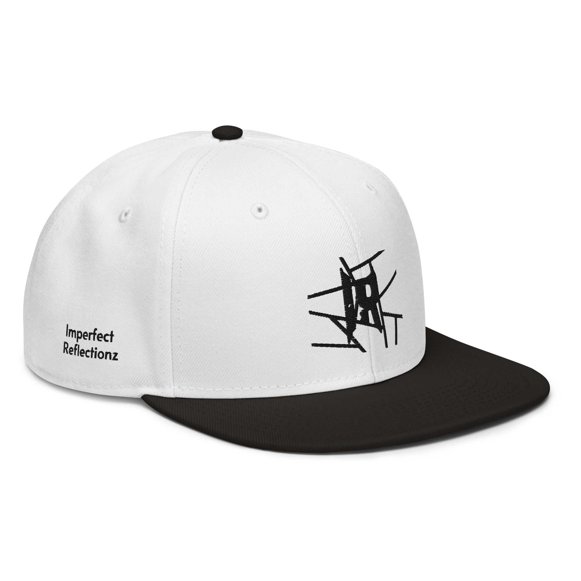 IR Snapback Hat White/Black (POD) - Imperfect Reflectionz