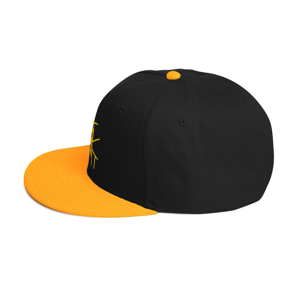 IR Snapback Hat Black/Gold (POD) - Imperfect Reflectionz