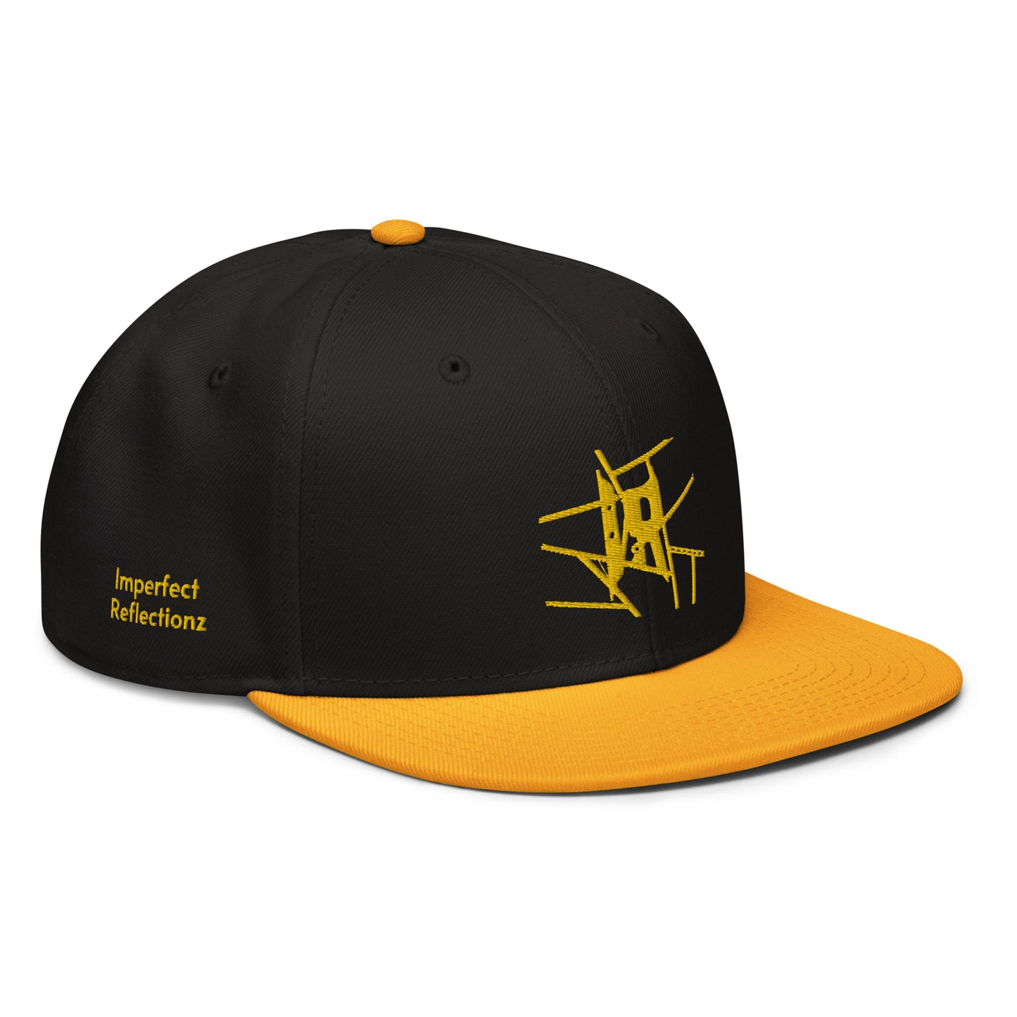 IR Snapback Hat Black/Gold (POD) - Imperfect Reflectionz