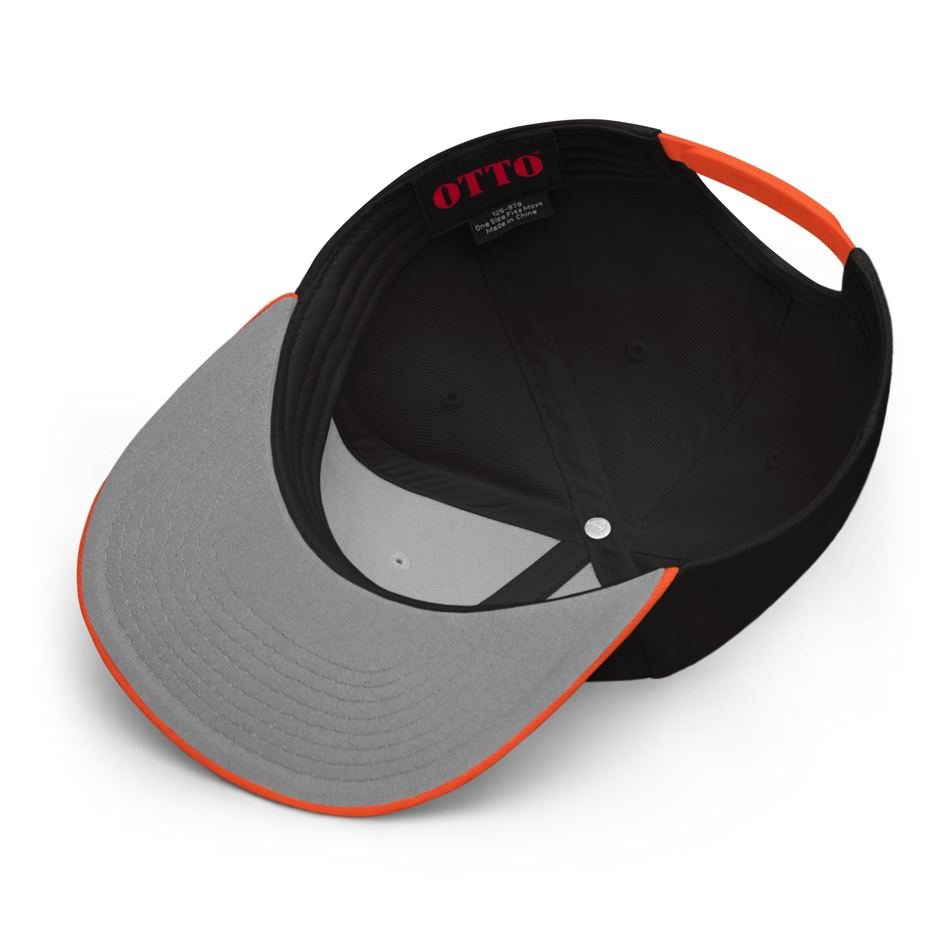 IR Snapback Hat Black/Orange (POD) - Imperfect Reflectionz