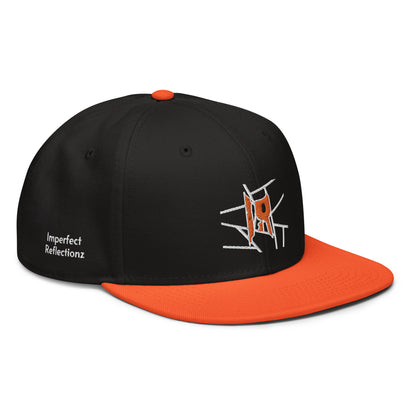 IR Snapback Hat Black/Orange (POD) - Imperfect Reflectionz