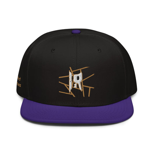 IR Snapback Hat Black/Purple (POD) - Imperfect Reflectionz