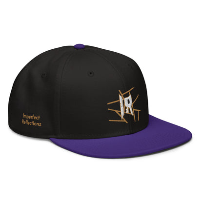 IR Snapback Hat Black/Purple (POD) - Imperfect Reflectionz