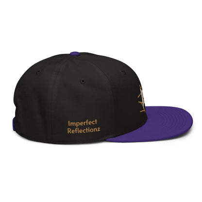 IR Snapback Hat Black/Purple (POD) - Imperfect Reflectionz