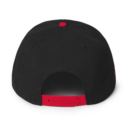 IR Snapback Hat Black/Red (POD) - Imperfect Reflectionz