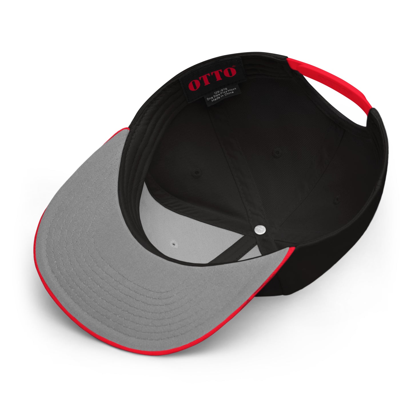 IR Snapback Hat Black/Red (POD) - Imperfect Reflectionz