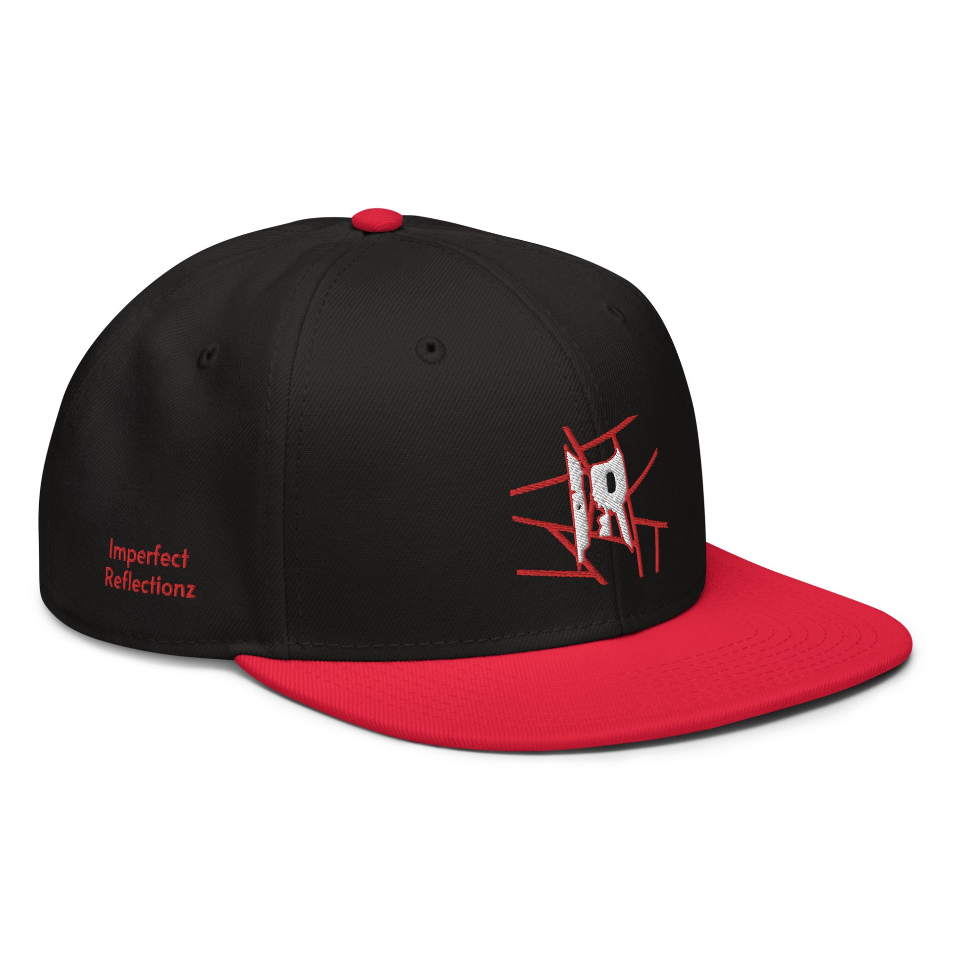 IR Snapback Hat Black/Red (POD) - Imperfect Reflectionz