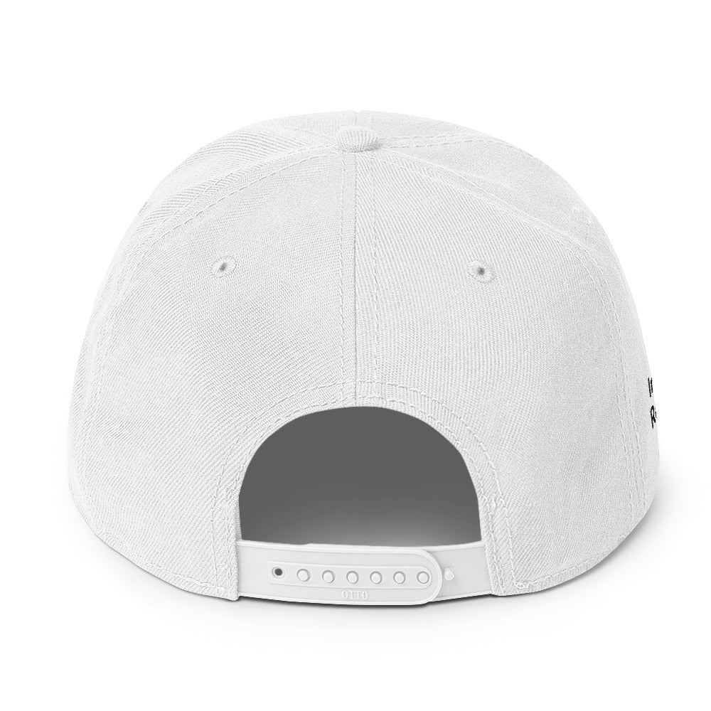 IR Snapback Hat with black logo (POD) - Imperfect Reflectionz