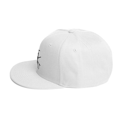 IR Snapback Hat with black logo (POD) - Imperfect Reflectionz