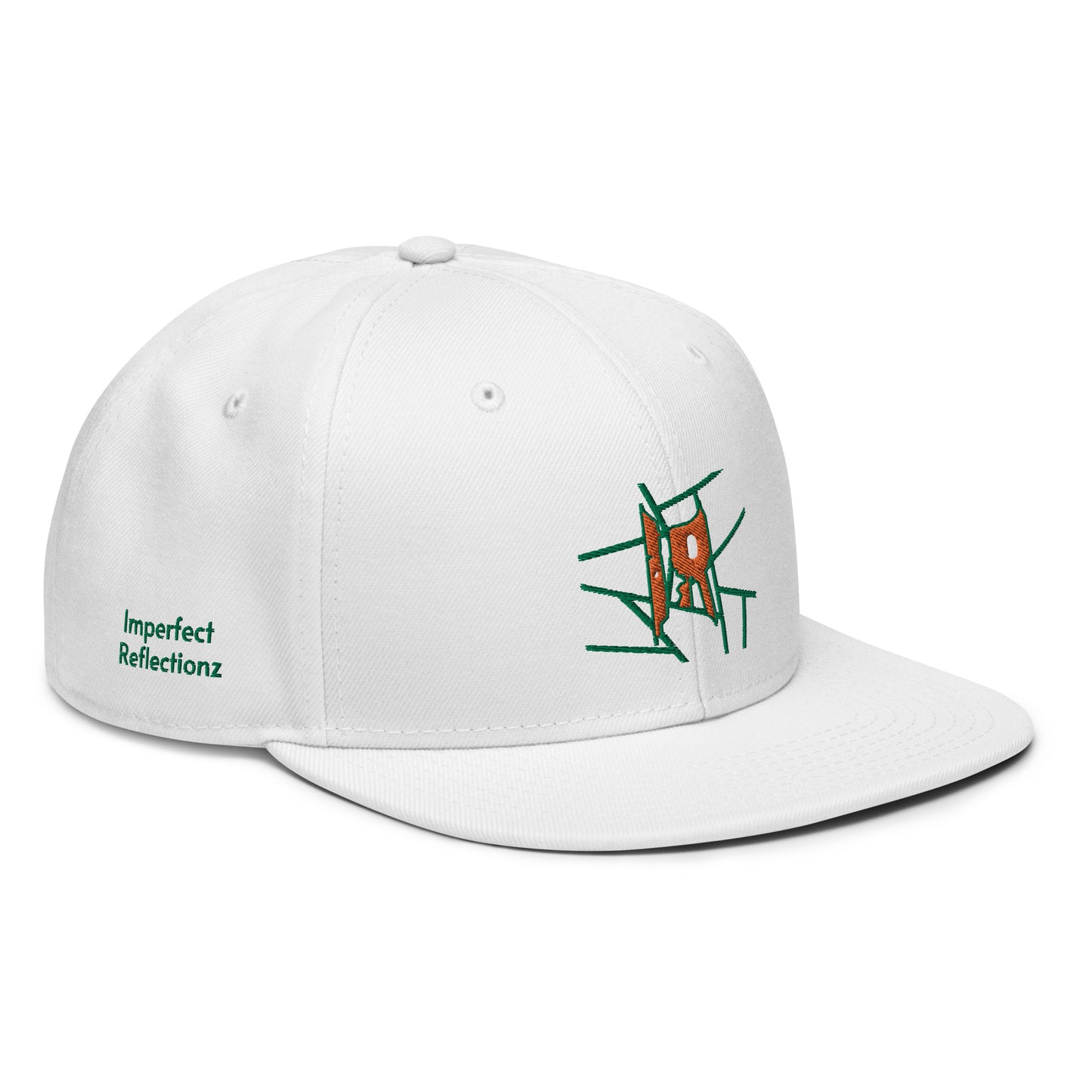 IR Snapback Hat White (POD) - Imperfect Reflectionz