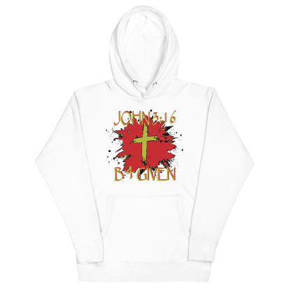 IR John 3:16 B 4 Given Unisex Hoodie